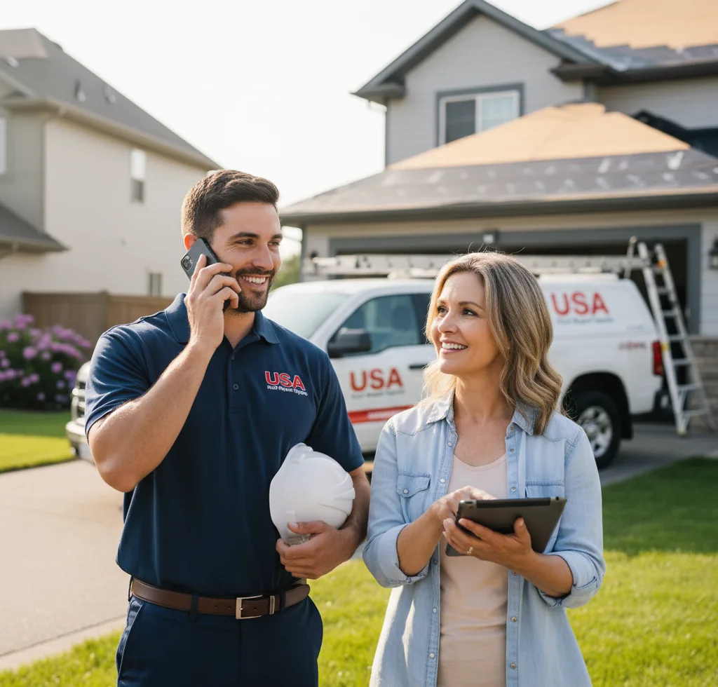 USA Roof Repair Experts customer support in Salina